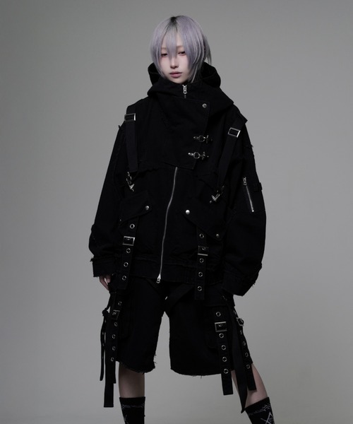 REFLEM（レフレム） パーカー 「REFLEM/レフレム」デニムハイネックZIP