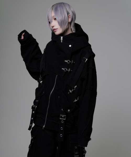 REFLEM（レフレム） パーカー 「REFLEM/レフレム」デニムハイネックZIP