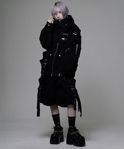 REFLEM（レフレム） パーカー 「REFLEM/レフレム」デニムハイネックZIP
