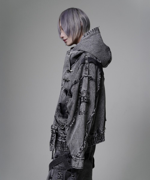 REFLEM（レフレム） パーカー 「REFLEM/レフレム」デニムハイネックZIP