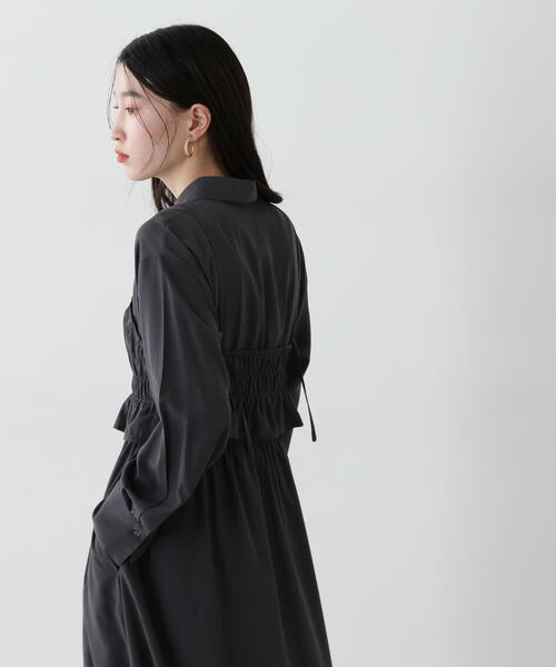 「N.(N. Natural Beauty Basic)」 コンビワンピース MEDIUM グレイッシュベージュ レディース_画像3