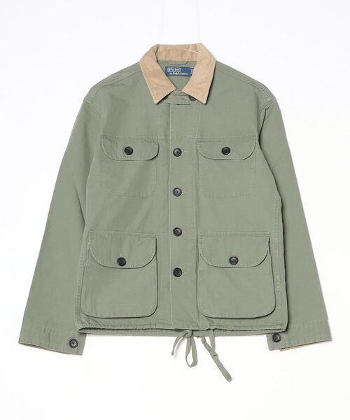 シャツ コットン キャンバス オーバーシャツ メンズの画像