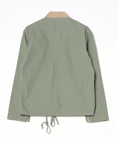 シャツ コットン キャンバス オーバーシャツ メンズの画像