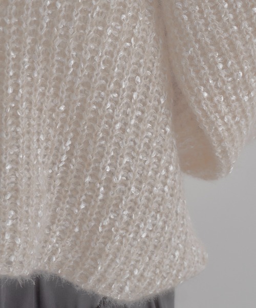 「mellowneon」 長袖ニット FREE アイボリー レディース_画像2