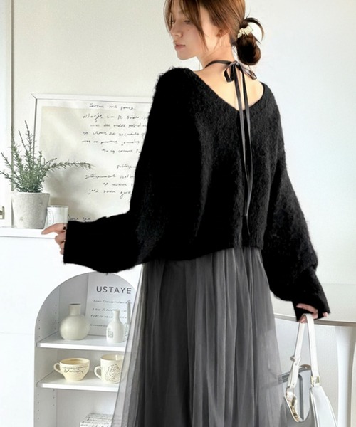 classicalelf（クラシカルエルフ） コンビワンピース X-LARGE ブラック