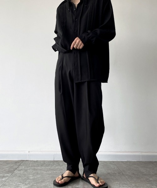 「Shoowtime」 スラックス MEDIUM ブラック メンズ_画像3