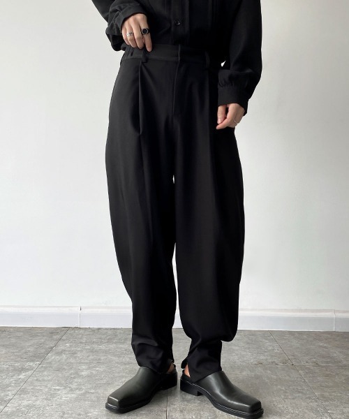 「Shoowtime」 スラックス MEDIUM ブラック メンズ_画像7