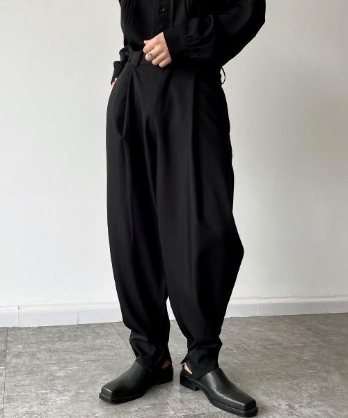 「Shoowtime」 スラックス MEDIUM ブラック メンズ_画像8