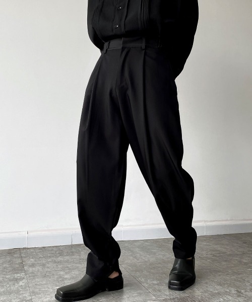 「Shoowtime」 スラックス MEDIUM ブラック メンズ_画像9