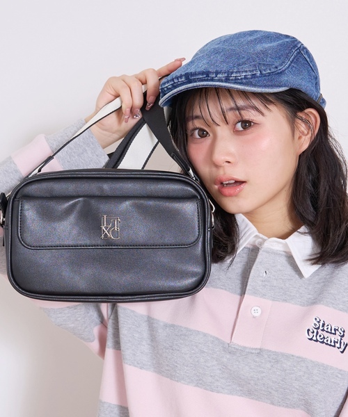 LOVETOXIC ショルダー ショルダーバッグ 「LTXC」ジャガードテープ