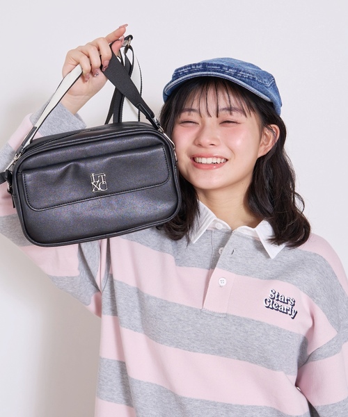 LOVETOXIC ショルダー ショルダーバッグ 「LTXC」ジャガードテープ