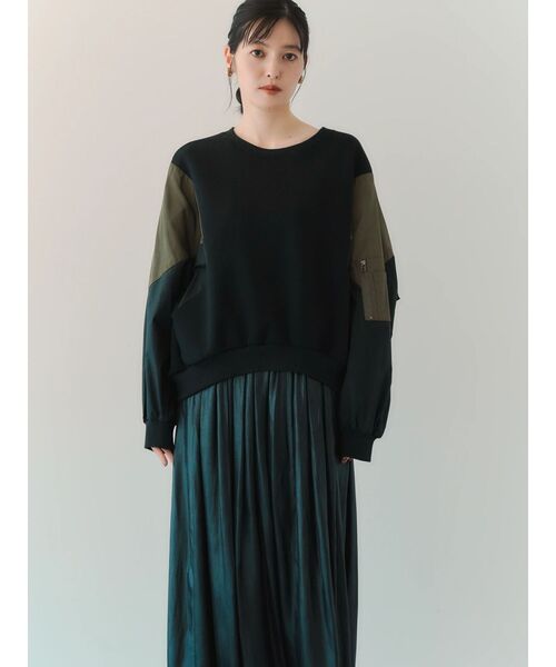 「Editt by YECCA VECCA」 長袖カットソー FREE グレー レディース_画像3