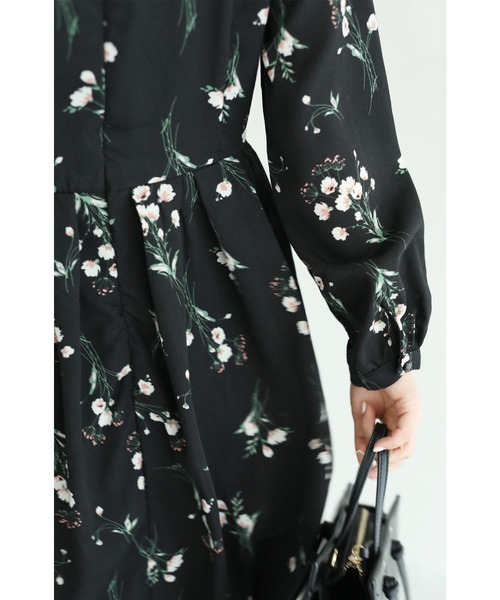 「CAWAII」 長袖ワンピース FREE ブラック レディース_画像9