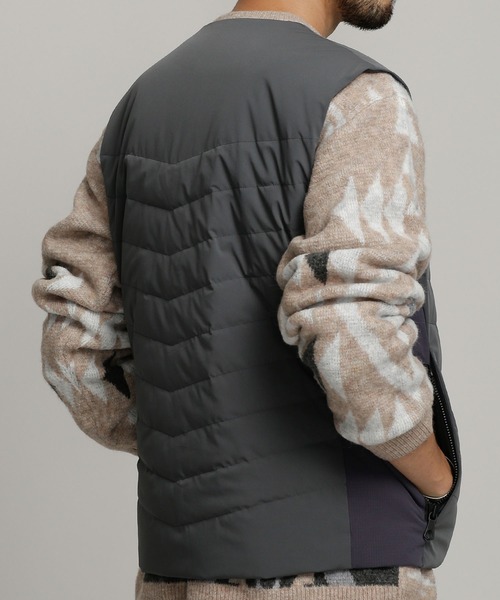 「NANO universe」 ベスト M ブラック メンズ_画像3