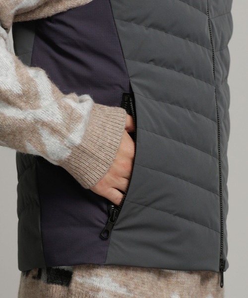 「NANO universe」 ベスト M ブラック メンズ_画像6