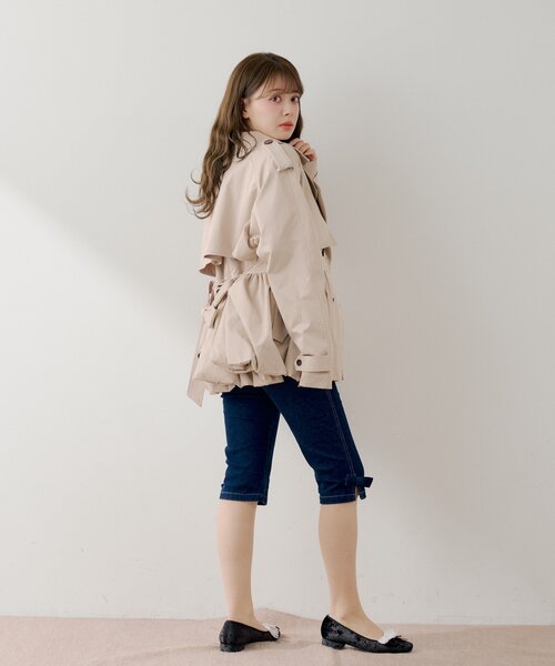 Chico（チコ） トレンチコート コート 「SALON by Chico」バルーン