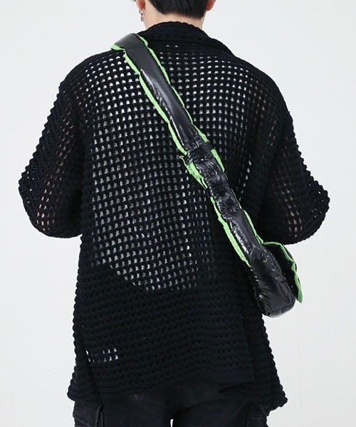 「WESTBOY」 ニットカーディガン M ホワイト メンズ_画像4