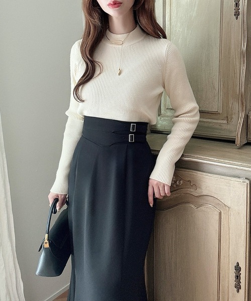 「Meiru」 スカート MEDIUM ブラウン レディース_画像2