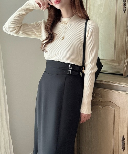 「Meiru」 スカート MEDIUM ブラウン レディース_画像3