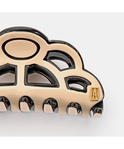 「ALEXANDRE DE PARIS」 ヘッドアクセサリー SMALL ベージュ レディース_画像3