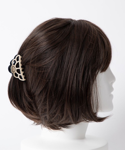 「ALEXANDRE DE PARIS」 ヘッドアクセサリー SMALL ベージュ レディース_画像8