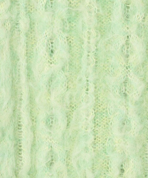 「MACPHEE」 長袖ニット S ライトブルー レディース_画像9