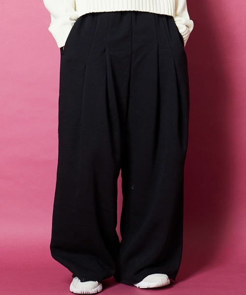 「unrelaxing」 イージーパンツ FREE ブラック メンズ_画像2