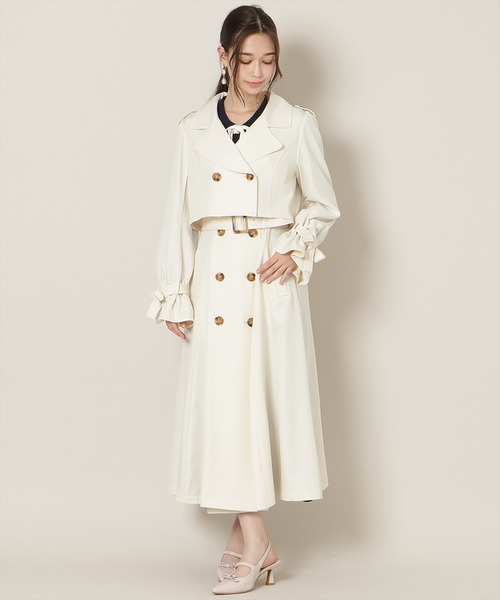 WILLSELECTION（ウィルセレクション） トレンチコート コート リボン