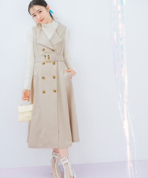【新品未使用タグ付き】Vin チュールドッキングトレンチジレ Vin｜チュールドッキングトレンチジレ | Rakuten Fashion(楽天