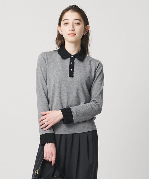 UNITED ARROWS ニットポロ UNITED ARROWS（ユナイテッドアローズ） ニット セーター クロシェ