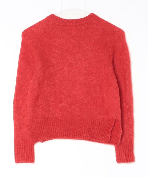 「nitca」 長袖ニット FREE レッド レディース_画像2