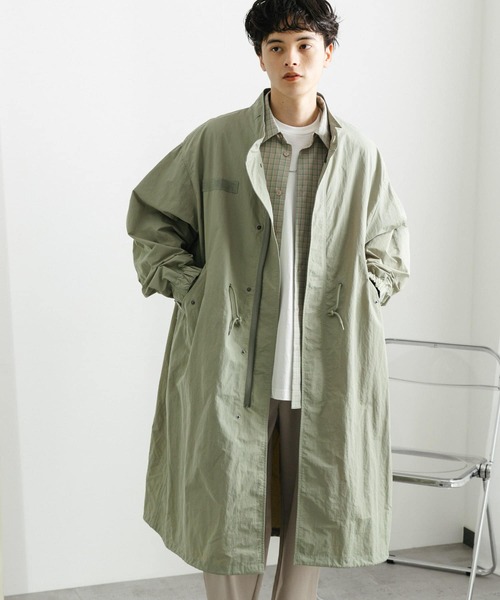 「SENSE OF PLACE by URBAN RESEARCH」 モッズコート LARGE チャコールグレー メンズ_画像6