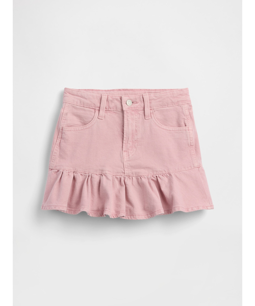 GAP（ギャップ） スカート デニム ラッフルフリルスカート (キッズ