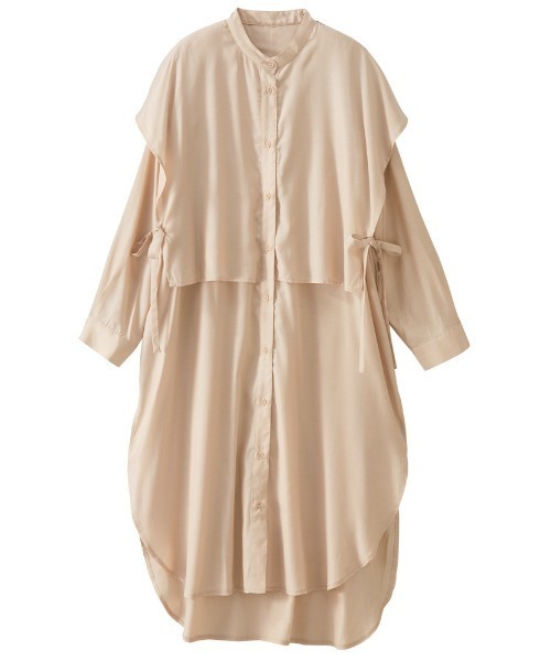 「GeeRA」 長袖ワンピース X-LARGE ブラック レディース_画像3