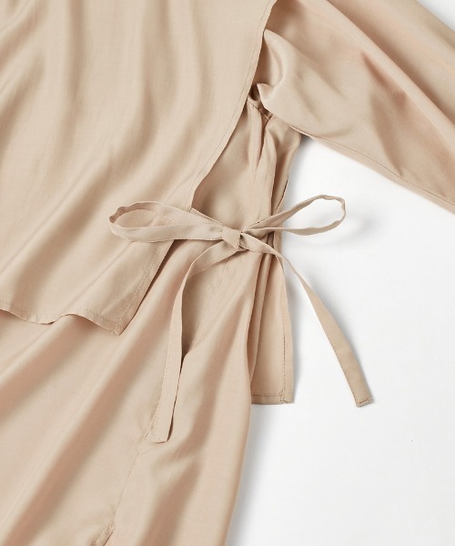 「GeeRA」 長袖ワンピース X-LARGE ブラック レディース_画像6