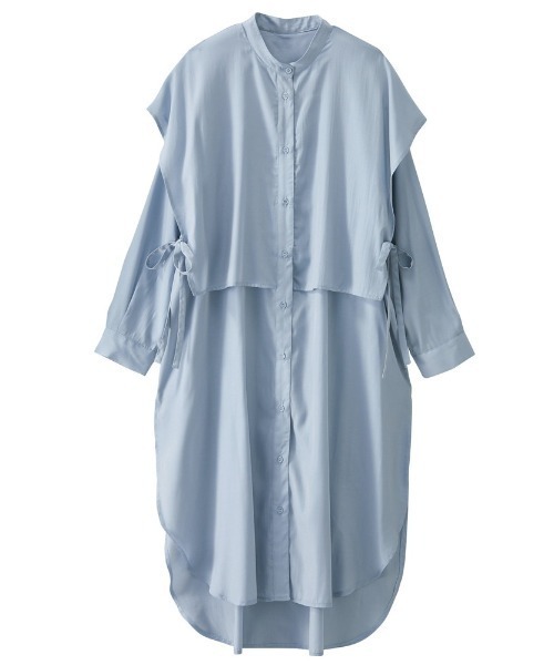 「GeeRA」 長袖ワンピース X-LARGE ブラック レディース_画像7