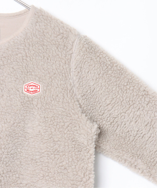 「Vincent et Mireille」 ノーカラージャケット M オフホワイト レディース_画像3