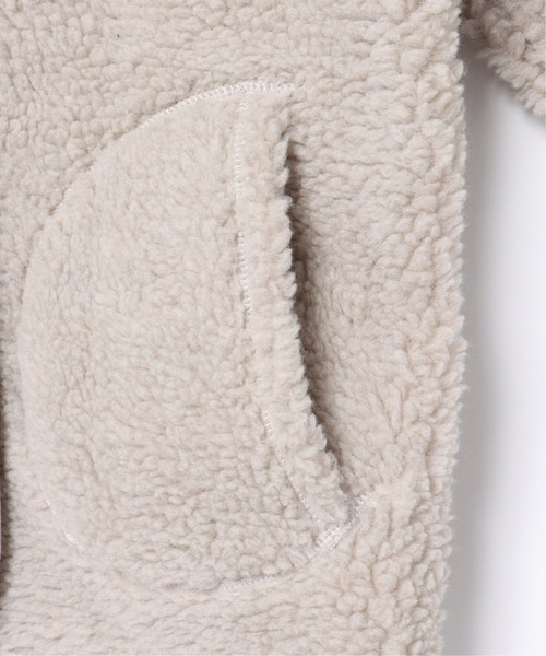 「Vincent et Mireille」 ノーカラージャケット M オフホワイト レディース_画像7