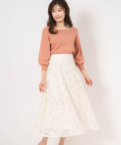 「NOELA」 フレアスカート S ラベンダー レディース_画像2