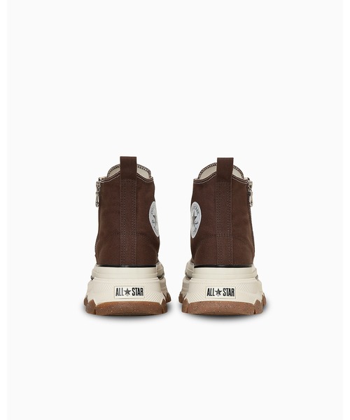 「CONVERSE」 ハイカットスニーカー 5.5 ブラウン メンズの画像