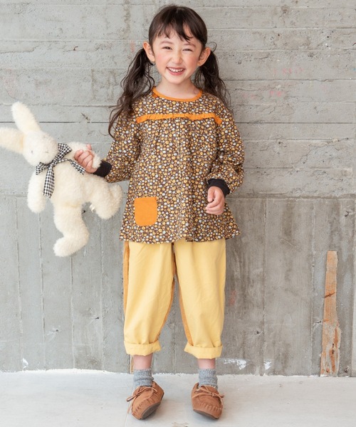 「RAGMART」 「KIDS」7分袖ブラウス 130cm ブラウン キッズ_画像7