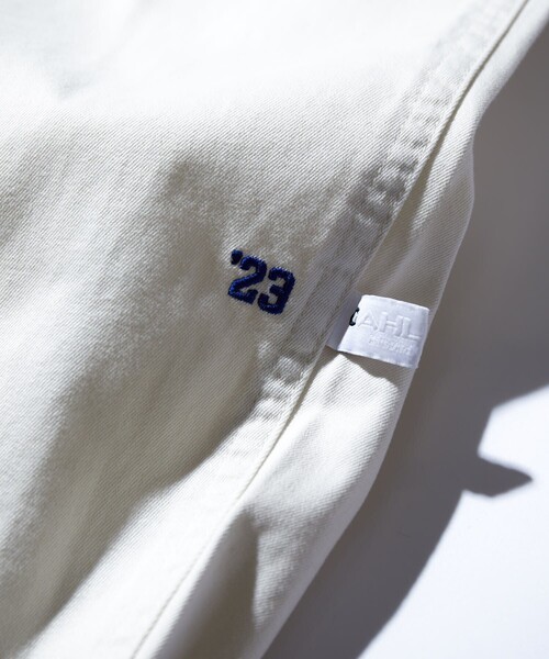 「CAHLUMN」 チノパンツ MEDIUM オフホワイト メンズ_画像3