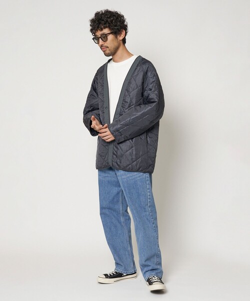 「FREAK'S STORE」 ステンカラーコート SMALL モスグリーン メンズ_画像6