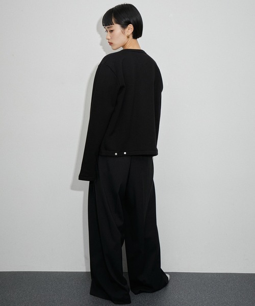 「agnes b.」 長袖カットソー「Adam et Ropeコラボ」 S チャコールグレー レディースの画像
