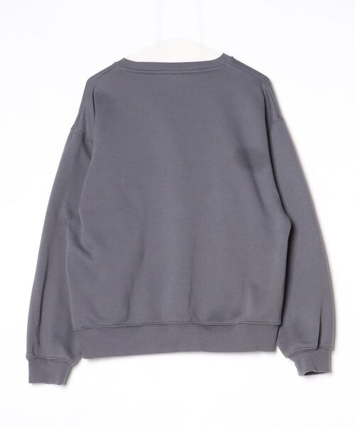 「ZIP FIVE」 スウェットカットソー MEDIUM グレー レディース_画像2