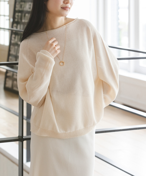NOBLE（ノーブル） ニット セーター 「追加・新色」「洗える」ペーパー