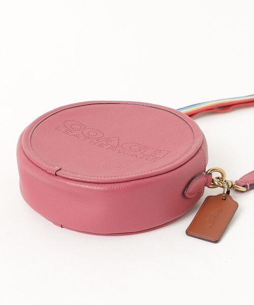 COACH ピンク スエード ショルダーバッグ COACH（コーチ） ショルダーバッグ フリ- ピンク系その他 レディース