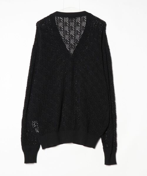 「FREAK'S STORE」 ニットカーディガン L ブラック レディース_画像2