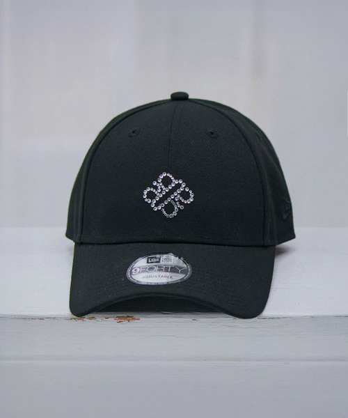 キャップ 帽子 「NEW ERA」9FORTYラインストーンフロントロゴキャップ レディースの画像