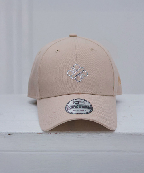 キャップ 帽子 「NEW ERA」9FORTYラインストーンフロントロゴキャップ レディースの画像
